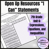 7th Grade Unit 6 Open Up Resources I Cans