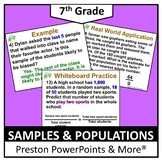 (7th) Samples and Populations in a PowerPoint Presentation