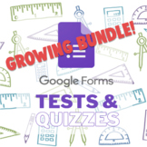 7th / Pre-Alg SIX+ GOOGLE FORM TESTS INCLUDED