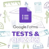 7th / Pre-Algebra Expressions and Equations Test - GOOGLE FORM