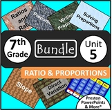 (7th) Ratios and Proportions {Bundle} in a PowerPoint Pres