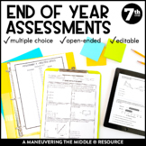 7th Grade Math Year-End Assessments:  CCSS