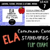 Grade 7 ELA Common Core Standards Flip Chart- Full Size