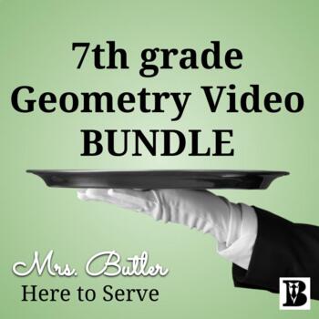 Preview of 7th grade Geometry Video BUNDLE