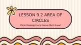 7th grade LESSON 9.2 Area of Circles