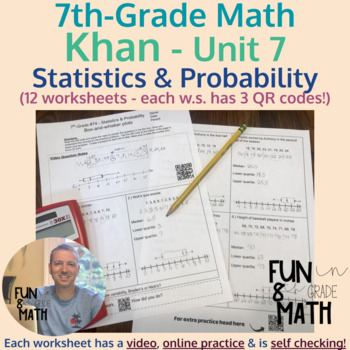 Preview of 7th grade math statistics & probability