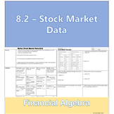 8.2 Stock Market Data
