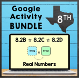 TEKS 8.2B ✩ 8.2C ✩ 8.2D ✩ Real Numbers ✩ Google Slides Act