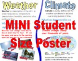8.5 X 11 Small Weather and Climate Poster
