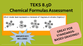 8.5D Chemical Formulas Assessment