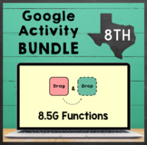 TEKS 8.5G ✩ Identify Functions ✩ Google Slides Activity BUNDLE