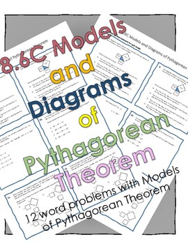 Preview of 8.6C Models and Diagrams of Pythagorean Theorem (Mirrored)