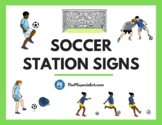 28 Awesome Soccer Skills Printable Station Signs and Activ