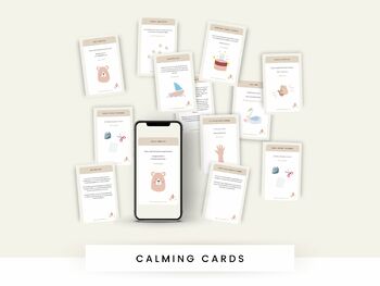 Preview of 8 Calm Cards for Kids