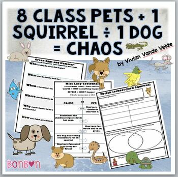 Preview of 8 Class Pets + 1 Squirrel ÷ 1 Dog = Chaos - Book Study