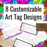 8 Customizable Art Show Tags