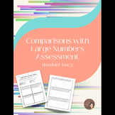 8.EE.3 Comparison of Large Numbers Worksheet/Review/Assessment