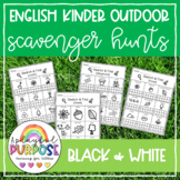 8 English Kindergarten Outdoor Education Scavenger Hunts