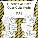 8.F.1 Function or Not? Quiz-Quiz-Trade