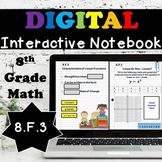 8.F.3 Interactive Notebook, Linear vs. Non - Linear Functions