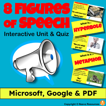 Preview of 8 FIGURES OF SPEECH (MICROSOFT, GOOGLE & PDF)