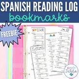 8 FREE Spanish Reading Log Bookmarks for FVR