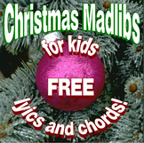 8 Fun Christmas Madlibs for Kids w Guitar Chords Teaches E