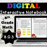 8.G.3 Interactive Notebook, Effects of Transformations wit
