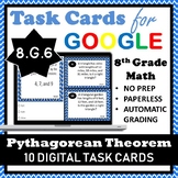 8.G.6 Digital Task Cards, Proof of the Pythagorean Theorem