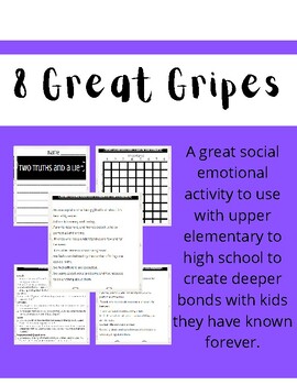 Preview of 8 Great Gripes of Gifted Kids