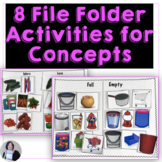 8 Life Skills File Folder Activities for Categories and La