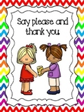 8 Manners Posters for your Classroom. Pre-K-5th Grade.