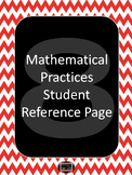 8 Mathematical Practices Student Reference Page