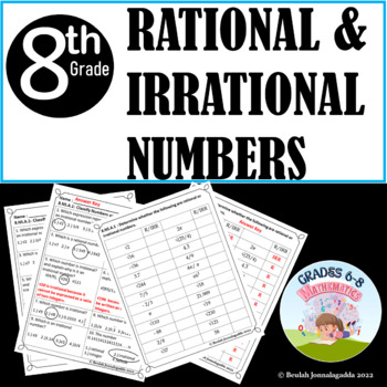 Preview of 8.NS.A.1 Classifying  Rational & Irrational Numbers
