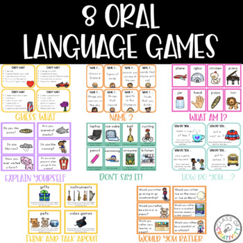 Preview of 8 Oral Language Games for the Primary Classroom