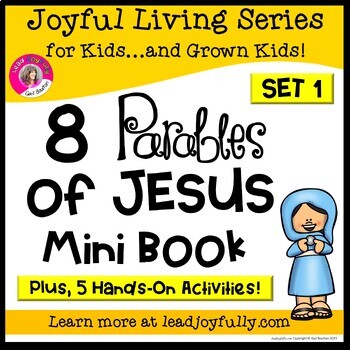 Preview of 8 PARABLES OF JESUS (Set 1) Mini Book with FIVE Hands-On Activities