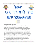 Newly Updated 26 Pages of IEP Goals, Objectives, Benchmark