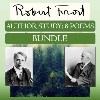 Preview of 8-Poem Author Study: Robert Frost's "Birches," "The Road Not Taken," and More