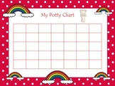 8 Printable Girl themed Potty Charts.