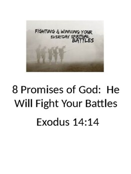 Preview of 8 Promises of God:  He Will Fight Your Battles