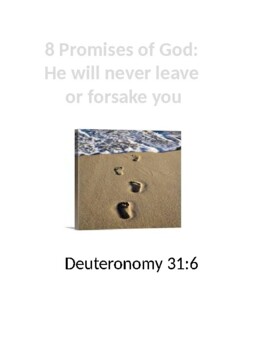 Preview of 8 Promises of God:  He Will Never Leave or Forsake You