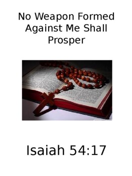 Preview of 8 Promises of God:  No Weapon Formed Against Me Shall Prosper