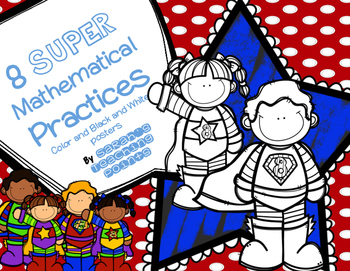 Preview of 8 SUPER Mathematical Practices --Posters and Exit Slips to Help Growth Mindset!