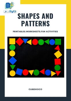 Preview of Shapes and Patterns - Exciting printables for Homeschool/ Distance Learning