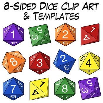Sets of 10 to 60 Six Sided Dice and Ten Sided Dice  Maths Teaching Resource 