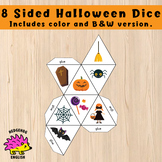 8 Sided Halloween Dice