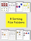 8 Sorting File Folders for Kids with Autism