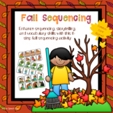 8-Step Fall Sequencing & Storytelling Activity with Homewo