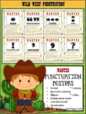 8 WANTED Punctuation Posters (Grammar period, comma, apostrophe)