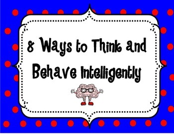 Preview of 8 Ways to Think and Behave Intelligently Poster